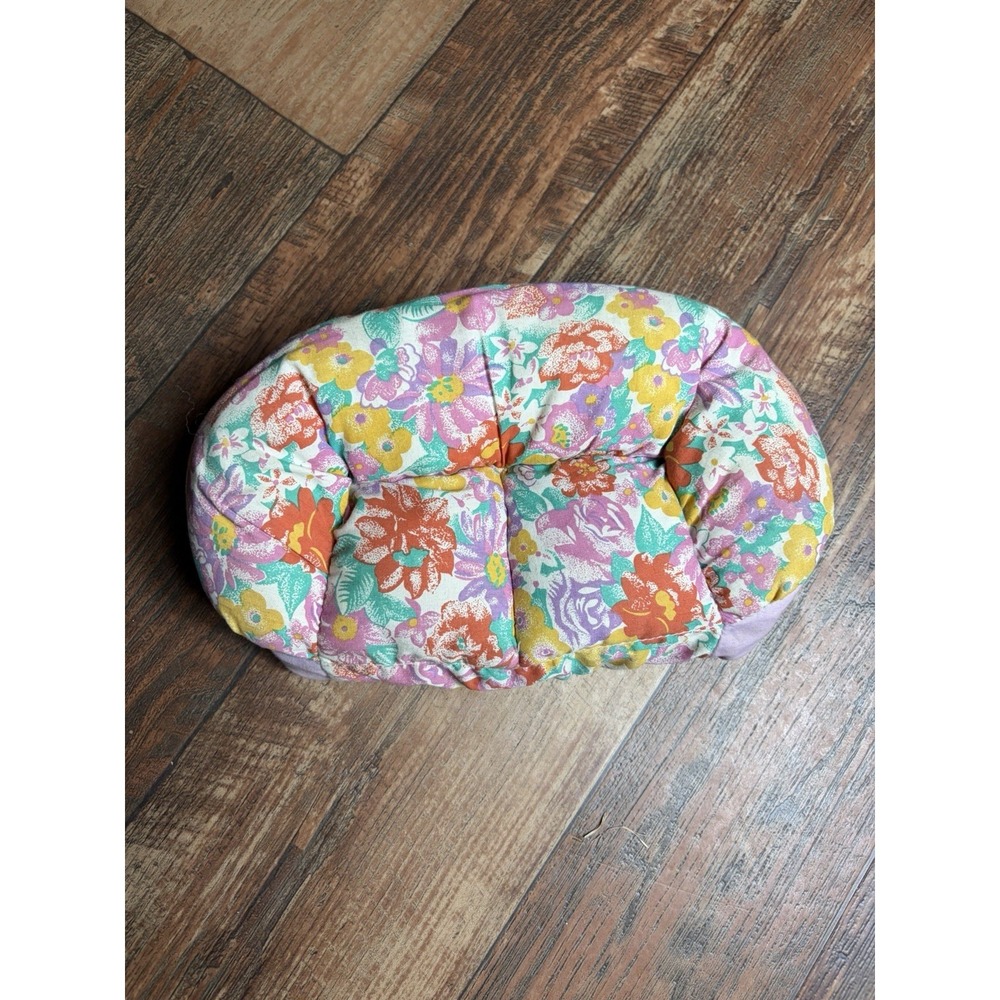 VTG Barbie Doll Furniture 1994 Toymax Multicolor Floral Couch